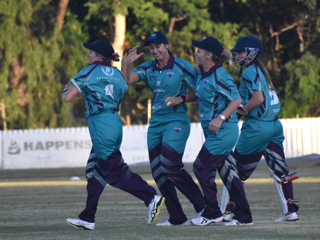 Rockhampton versus Gladstone in Central Queensland Cricket's inaugural Women's Intercity Championship at the Rockhampton Cricket Grounds on February 22, 2025.