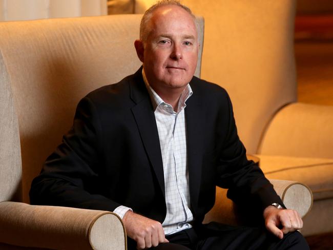20/04/2016: Michael Clarke, CEO Treasury Wine Estates at the Global Food Forum in Melbourne. Stuart McEvoy for The Australian.