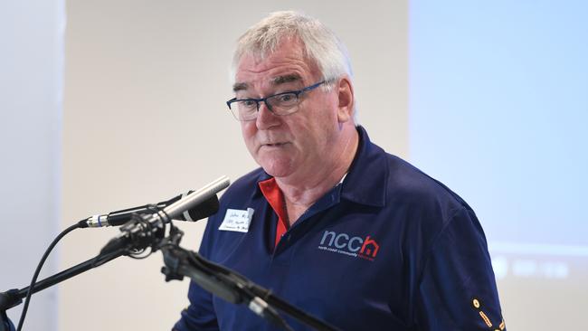 John McKenna, CEO North Coast Community Housing spoke frankly on the current housing crisis.