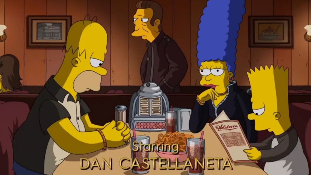 The Simpsons parody The Sopranos.