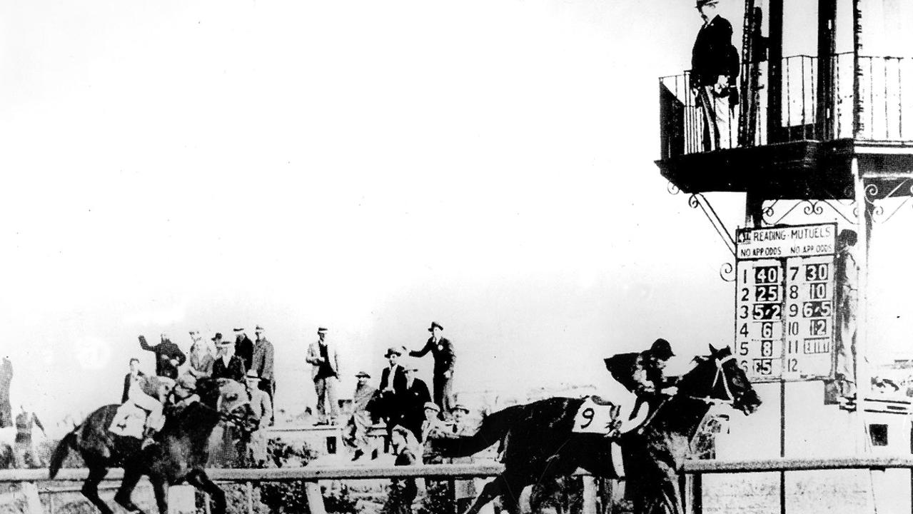 Phar Lap wins the 1932 Agua Caliente in Tijuana. Picture: Supplied