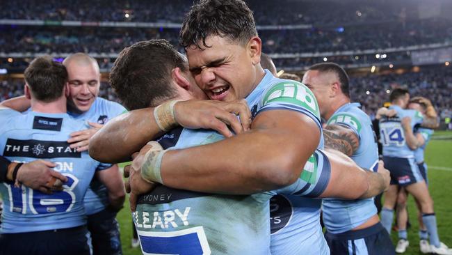 What a dream for the young blokes in their first Origin series. (Brett Costello)