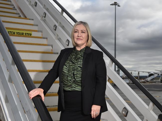 MELBOURNE, AUSTRALIA - NewsWire Photos JULY 14TH, 2022: Business profile of the CEO of Melbourne Airport, Lorie Argus for the Australian.Picture: NCA NewsWire / Nicki Connolly