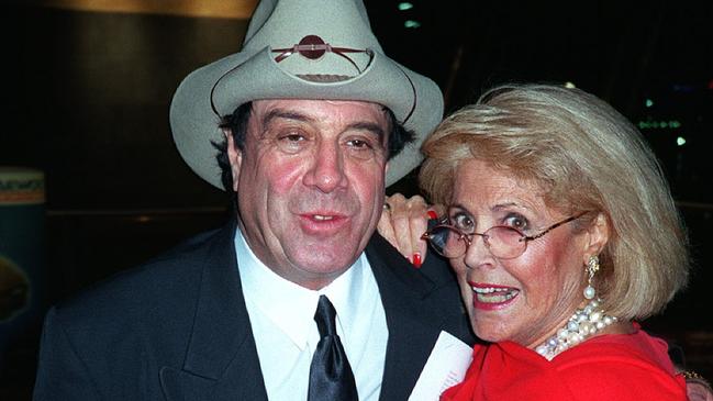 Ian "Molly" Meldrum and Lillian Frank at Wesley Mission dinner.