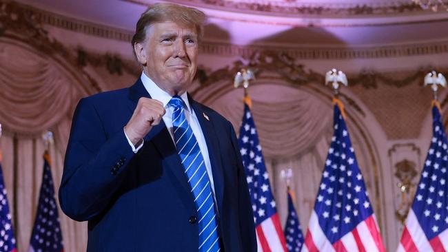 Republican presidential candidate and former President Donald Trump on Tuesday. Picture: Getty Images