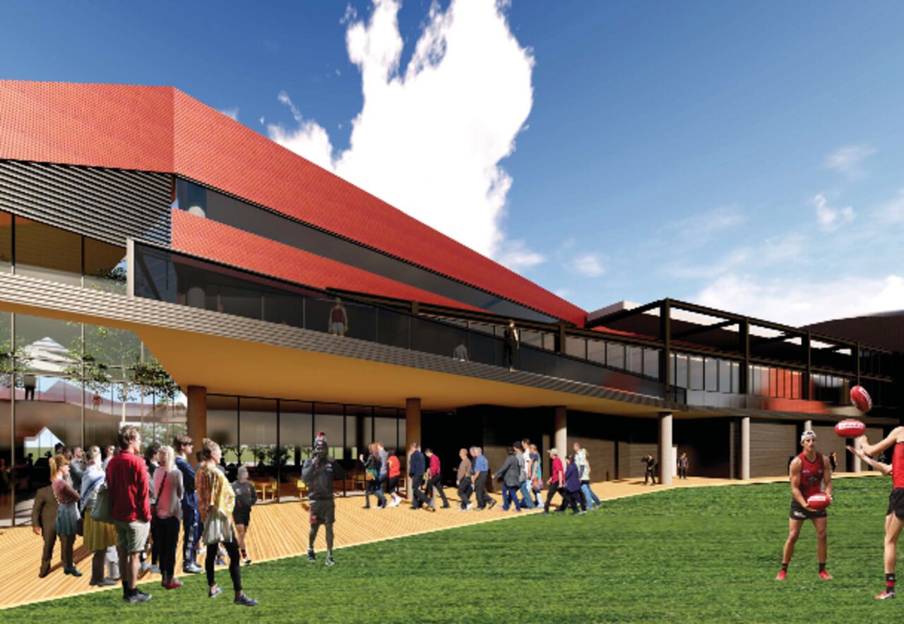 The $21 million upgrade will create a community facility in Melbourne’s north. Picture: Jackson Architecture.