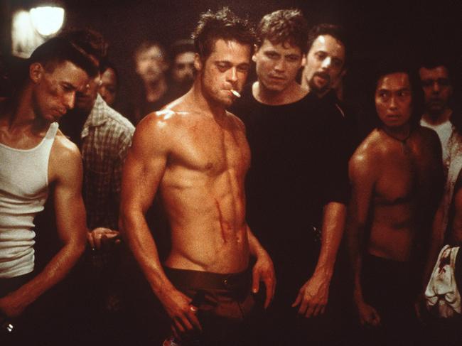 Brad Pitt’s famous scene in 1999’s Fight Club left a lasting impression with us. Picture: Supplied