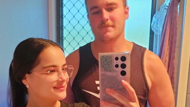Jake Archer and his partner Ashlee Thornell.