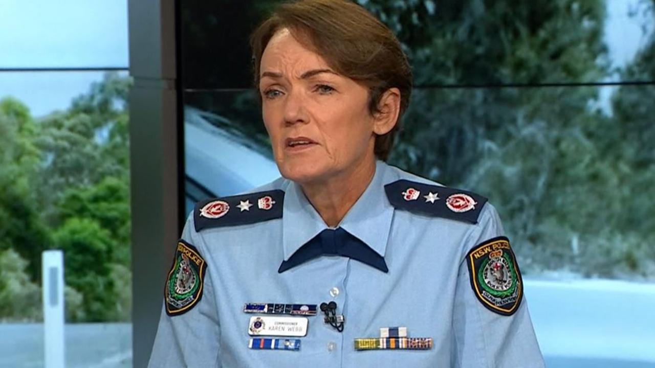 Karen Webb: NSW police boss on “grateful” comment about alleged killer ...