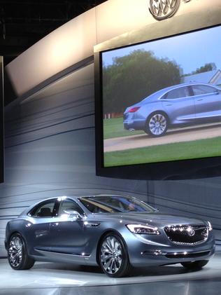 New Buick Avenir concept luxury car for China and the world - designed by Holden in Melbourne - unveiled in Detroit. January 2015.