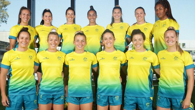 The Australian women’s sevens team.