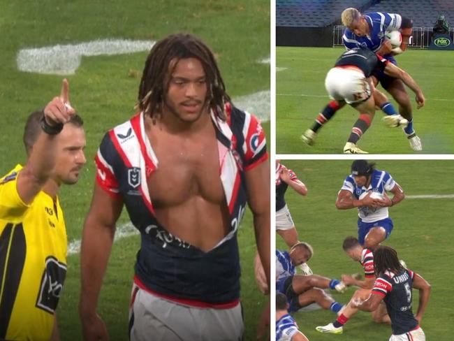 It couldn't have got much worse for the Roosters. Photo: Fox Sports