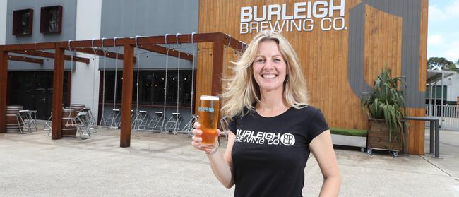 Burleigh Brewing owner Peta Fielding at her factory. Picture Glenn Hampson