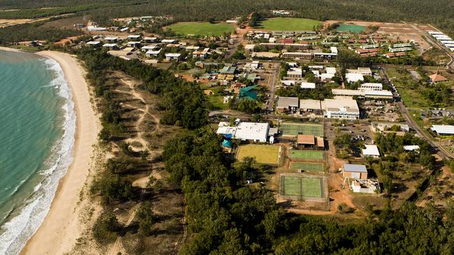 Nhulunbuy town, aerial view, Gove Peninsula