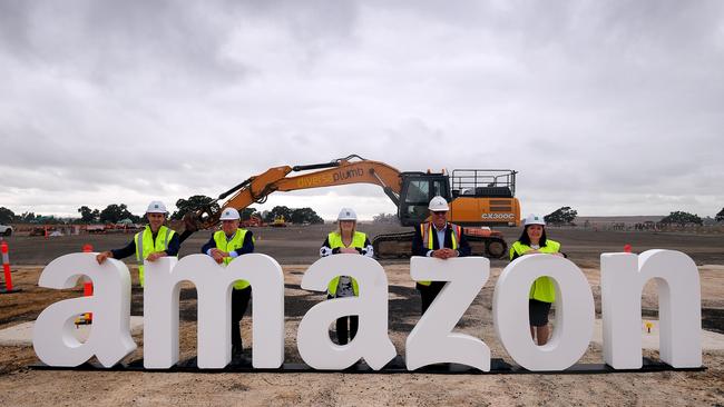 Amazon announced last March it would build its first dedicated Australian sort centre in Melbourne’s north. Picture: NCA NewsWire / Luis Enrique Ascui