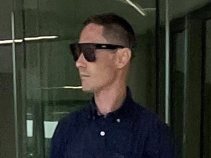 Marcus Graham leaves Coffs Harbour court.