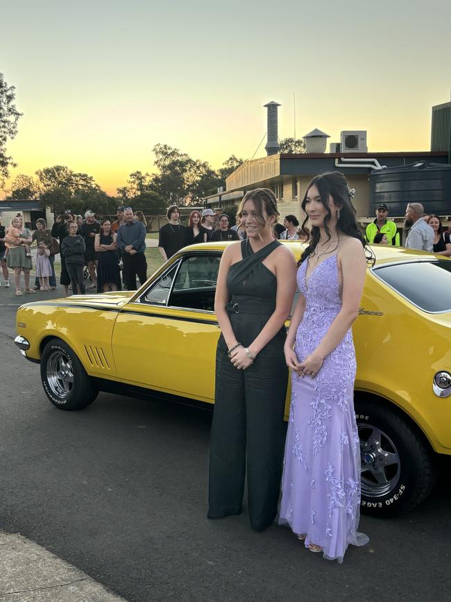 The students of Nanango State High School celebrating their formal.