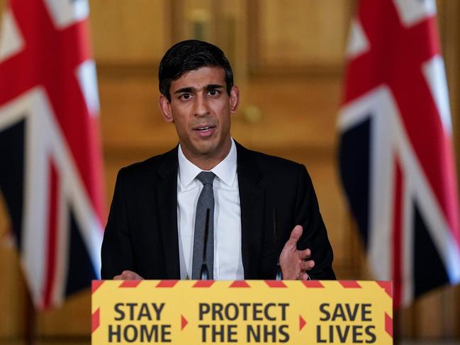 Britain's Chancellor of the Exchequer Rishi Sunak. Picture: AFP