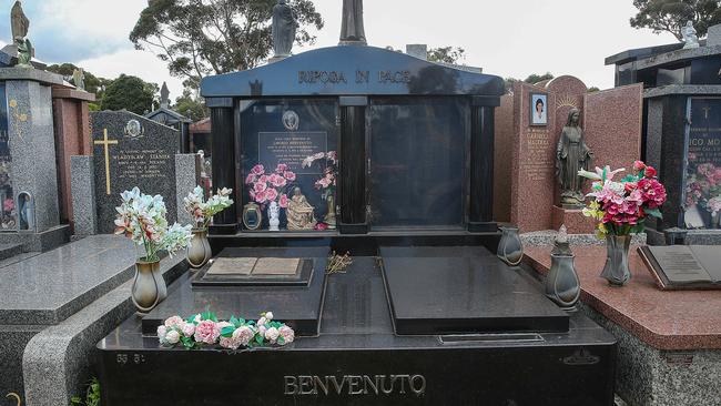 Liborio Benvenuto was said to be the “Godfather of Melbourne” in the 1960s. He died of natural causes in 1988 after surviving several assassination attempts. Picture: Ian Currie