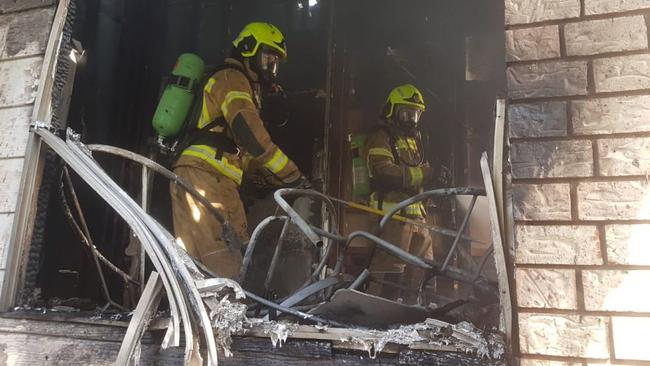 Firefighters on scene. Picture: Fire and Rescue NSW