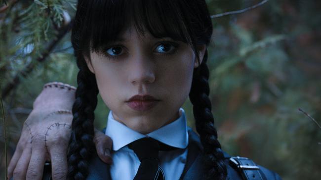 Jenna Ortega stars in Wednesday on Netflix.