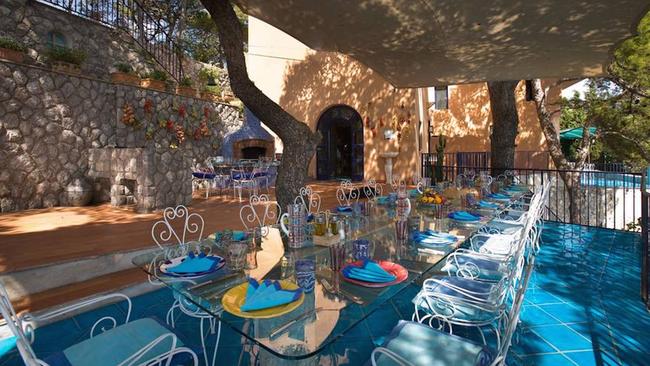 A lovely spot to enjoy a family meal. Picture: LuxuryItalianIsland.com
