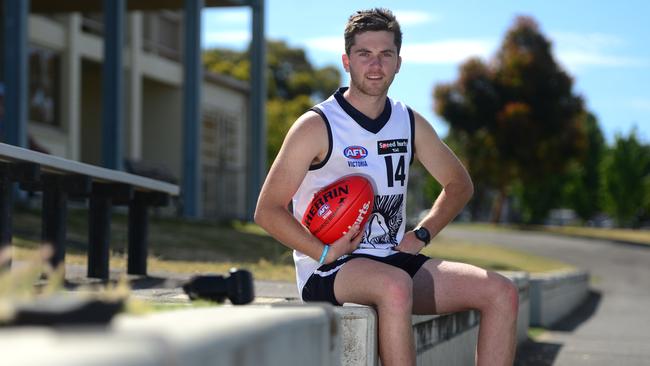 Geelong Falcons youngster Teia Miles has been drafted by Hawthorn. Picture: Mitch Bear