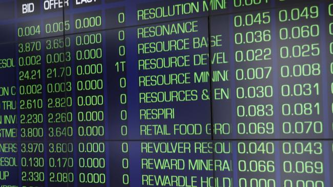 SYDNEY, AUSTRALIA - NewsWire Photos NOVEMBER 7, 2024: The screens at the ASX in the Sydney CBD. Stock Market. Australian Stock exchange.Picture: NewsWire / Damian Shaw