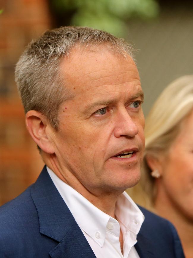 There’s little enthusiasm for Opposition Leader Bill Shorten, writes Mr Abbott. Picture: Stuart McEvoy / The Australian.