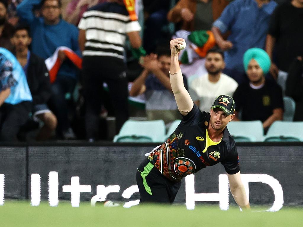 Sams in action during a Twenty20 International in 2020. Picture: Getty Images