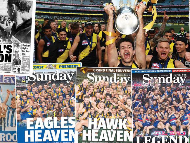 Download 30 years of iconic Sunday Herald Sun front pages