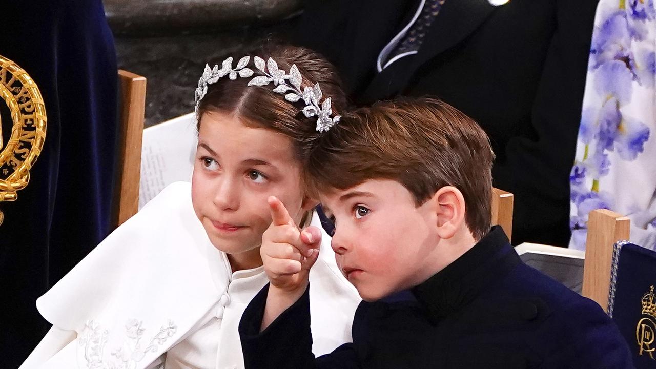 Princess Charlotte and Prince Louis. Picture: Yui Mok - WPA Pool/Getty Images