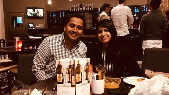 Preethi Reddy with her ex-boyfriend Harshwardhan Narde. 