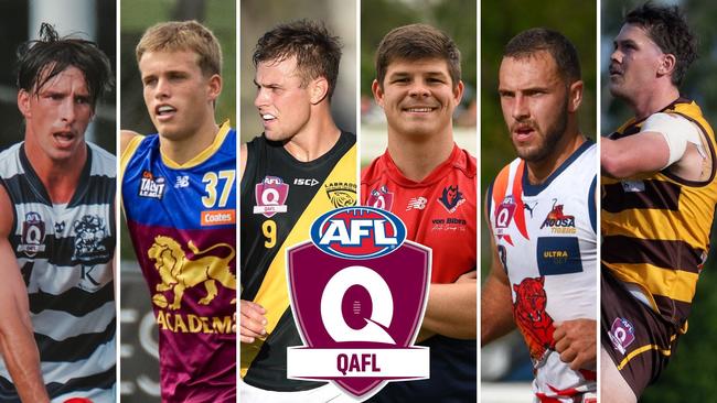 QAFL top performers from round 19. Pictures: Ben Grimes, Highflyer Images, Lyndon Mechielsen, Brooke Sleep Media and Aspley Hornets Facebook.