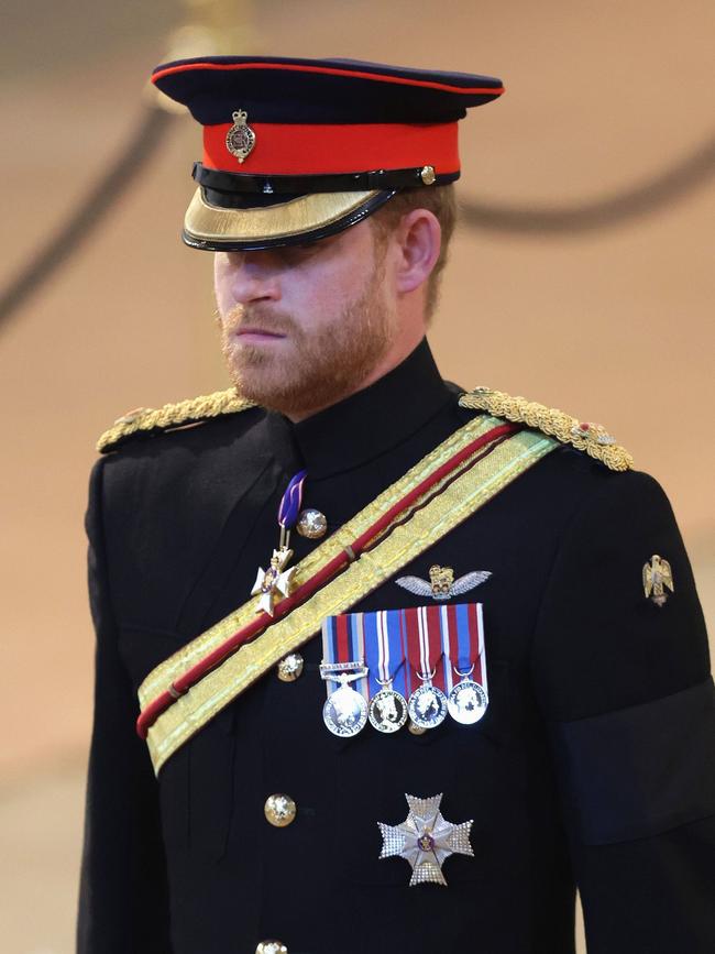 Prince Harry at Westminster Hall.