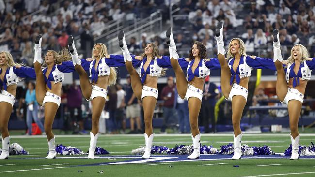 Dallas Cowboys cheerleaders ion December. Photo by Wesley Hitt/Getty Images