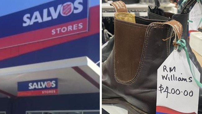 Photo proves Aussies can’t afford op shops. Picture: Facebook/MeanwhileinAustralia