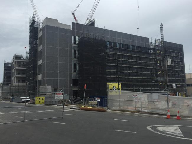 Blacktown Hospital redevelopment construction.