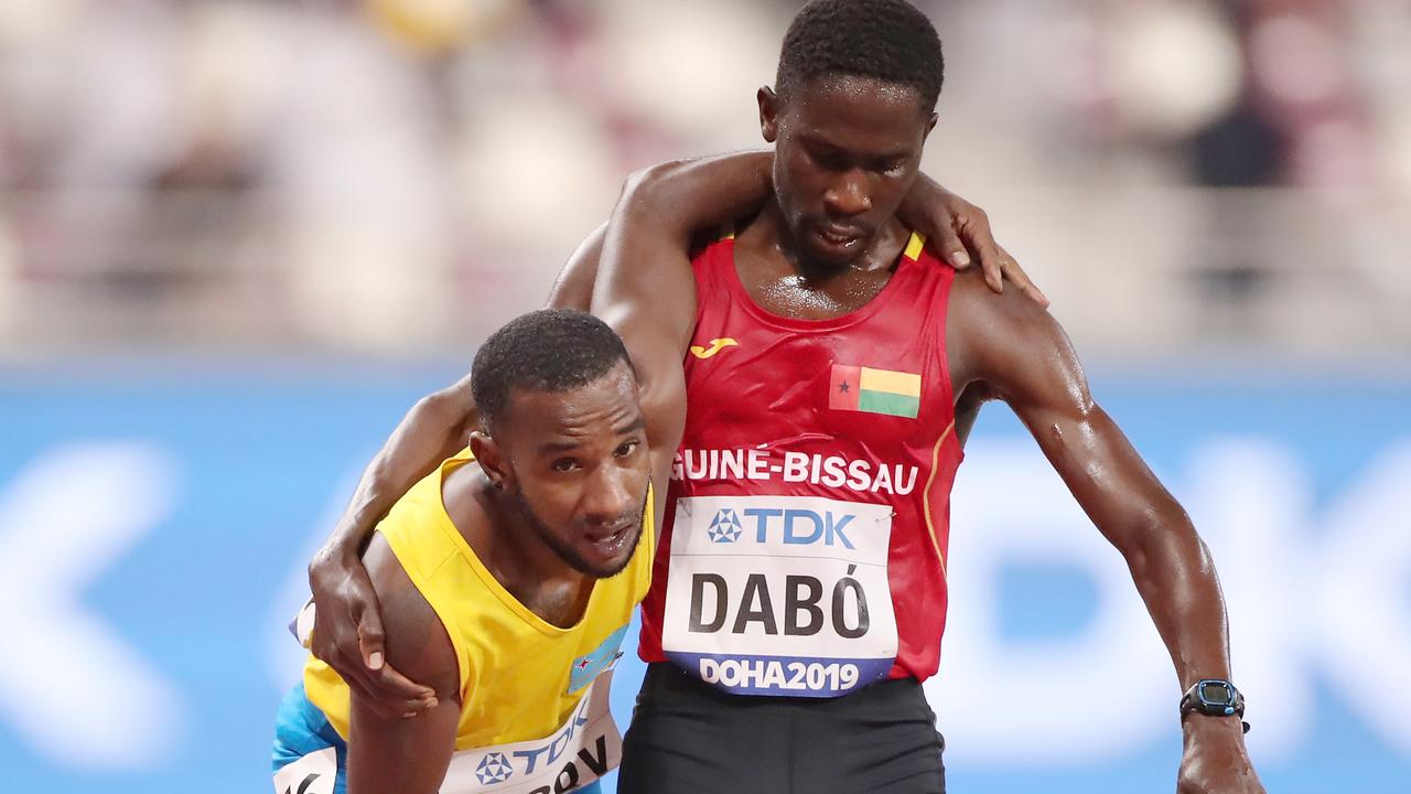 Doha athletics championships 5000m video: Braima Suncar Dabo helps ...