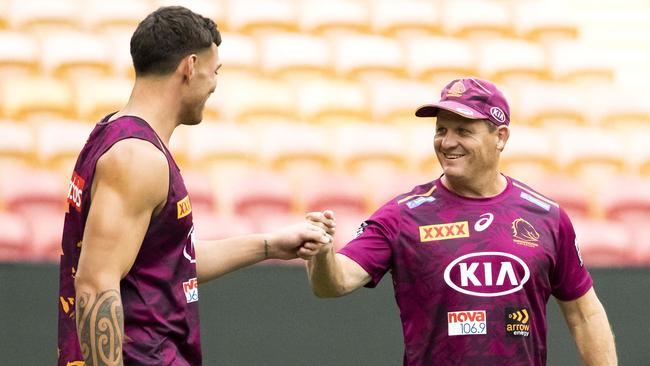 Kevin Walters at Brisbane Broncos training at Suncorp Stadium, Thursday, March 11, 2021 - Picture: Richard Walker