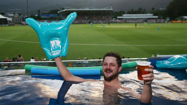 The Brisbane Heat and Sydney Thunder WBBL teams clashed in Cairns in 2019. Pictured: Josh Huggins at Cazalys Stadium. PICTURE: BRENDAN RADKE