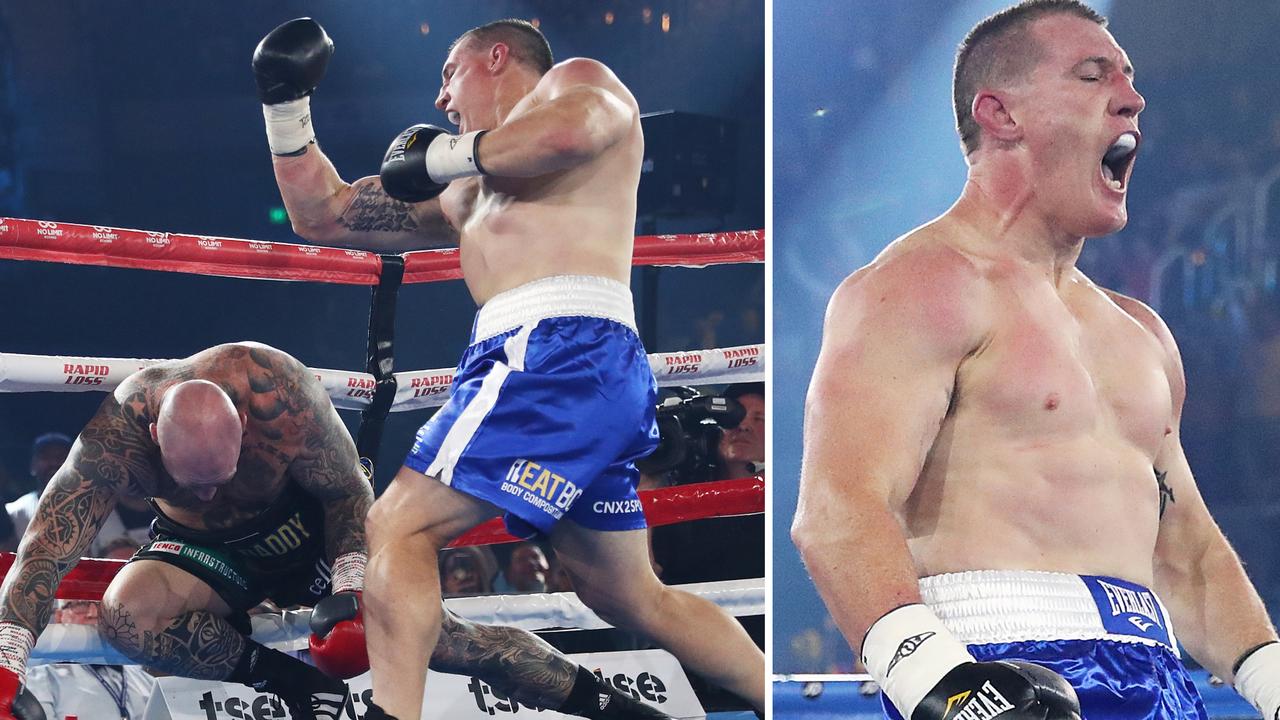 Paul Gallen stuns Lucas Browne in first round KO.