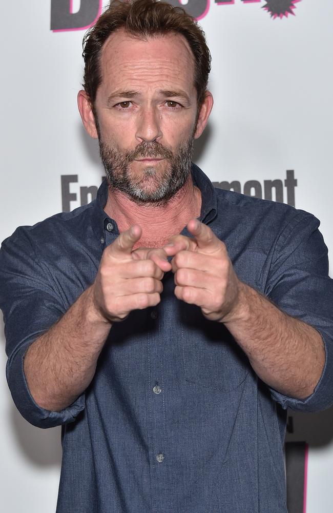 ‘A little dangerous’. Luke Perry filmed a role in Quentin Tarantino’s upcoming new movie, Once Upon a Time In Hollywood. Picture: Getty Images 