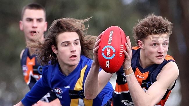 Josh Kemp has caught the eye of AFL clubs in three games with Calder Cannons.