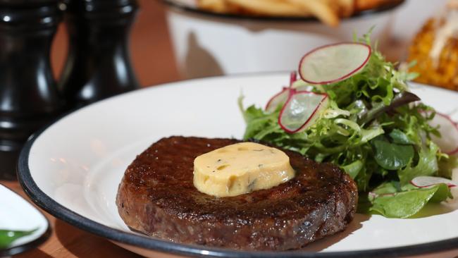 Harry's Steak Bistro &amp; Bar in Burleigh is a steak specialist. Pictured is a 270g silverfern, grass fed, free range scotch fillet.