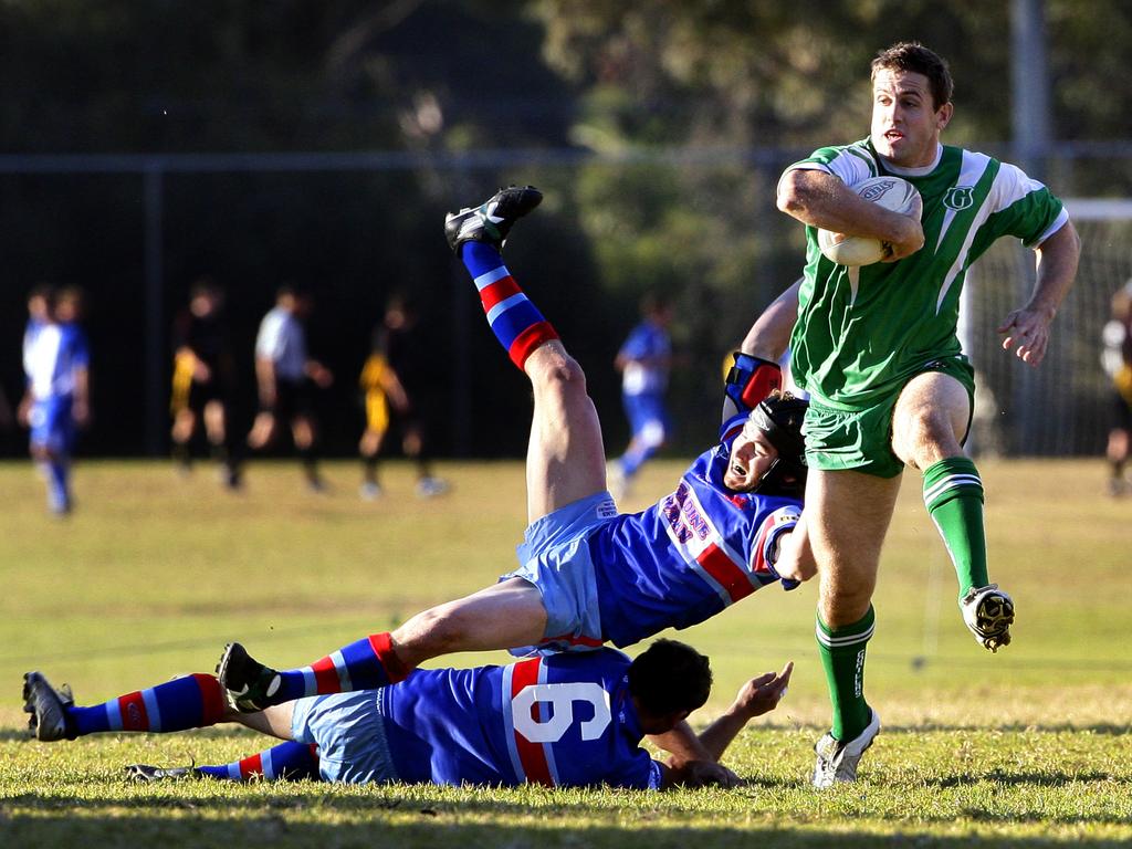 Josh Hannay pictured playing for Gymea Gorillas after being dropped by Stuart.