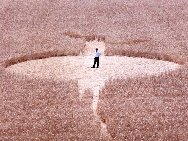 This crop circle was spotted in Northfield, South Australia, in 1994.