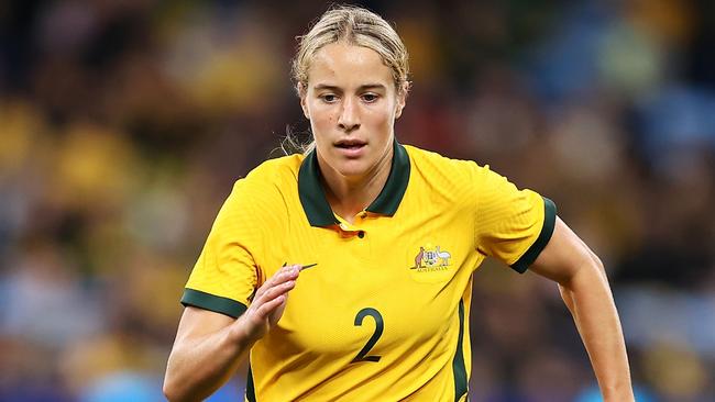 World Cup debutant Courtney Nevin. (Photo by Mark Kolbe/Getty Images)