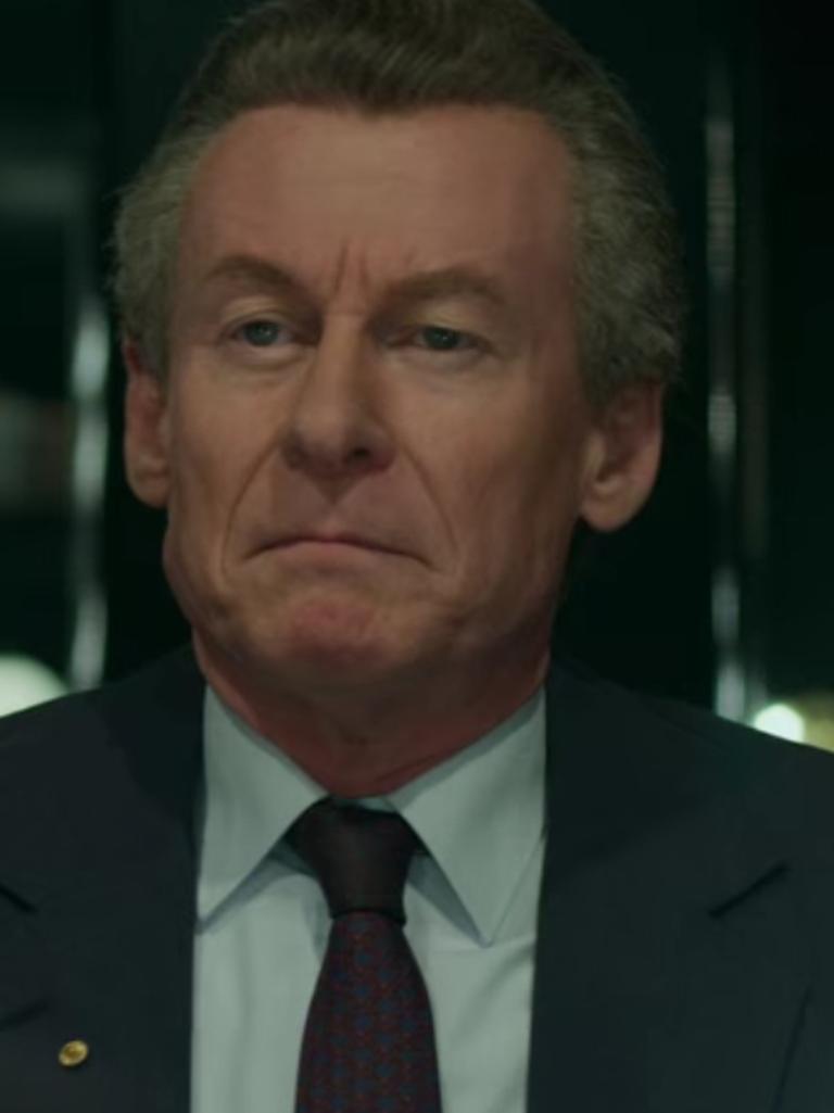 Richard Roxburgh as Bob Hawke in The Crown. Picture: Supplied
