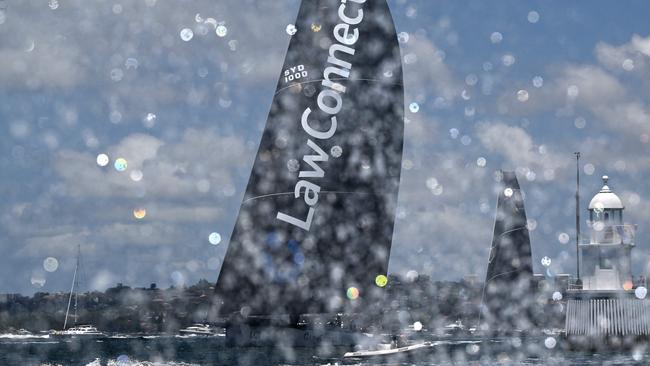 LawConnect competing in a lead-up race on Sydney Harbour.